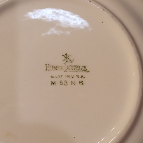 Vintage 1950s mcm farmhouse Homer Laughlin restaurant Ware saucer bowls red - Picture 4 of 5